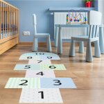 Sticker sol avec laminat de protection en plastique anti - drapant stickers adhsif sol - sol marelle ...