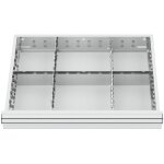 Stier - compartimentage de tiroir s�parations en m�tal, blh 200 - 300 mm, dimensions int�rieures 600x450 ...