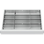 Stier - compartimentage de tiroir s�parations en m�tal, blh 75 mm, dimensions int�rieures 600x450 mm, ...