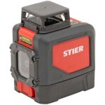 Stier laser  lignes croises 360 x 120, 505 - 532 nm, vert, 4 x piles aa (incluses), 105 x 95 x 63 ...