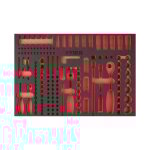 Stier plateau en mousse souple (eva) pour jeu de douilles 179 pices, vide, pour servante d'atelier stier, ...