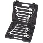 Jeu de 12 cls mixtes articules  cliquet stilker 12715