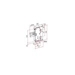 Serrure de portail en applique série ga levant 30mm - tirard - ga592302 Serrure de portail en applique série ga levant 30mm - tirard - ga592302