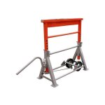 Tr�teau de s�curit� pour semi - remorque - hauteur r�glable de 1050 � 1260mm - charge max 15 tonnes - ...