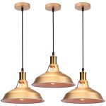 Stoex 3pcs suspension luminaire vintage métal 27cm, lustre plafonnier industriel lampes e27 corde ajustable ... Stoex 3pcs suspension luminaire vintage métal 27cm, lustre plafonnier industriel lampes e27 corde ajustable ...