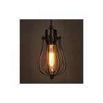 Lampe � suspension r�tro suspension luminaire vintage plafonnier cage en fer en m�tal pour caf� loft ...