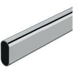 Barre de penderie stor planet ovale chrom�e 200cm