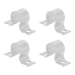 Store menuiserie - 4 colliers d'espagnolette, blanc, aluminium, diam�tre 14, pour volet battant