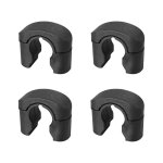 Store menuiserie - 4 colliers d'espagnolette, cache - vis, diam�tre 14 mm, composite noir, pour volet ...