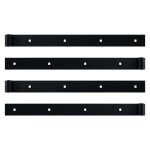 Store menuiserie - 4 pentures droite, noir acier, longueur 450 mm, pour volet battant bois ou pvc Store menuiserie - 4 pentures droite, noir acier, longueur 450 mm, pour volet battant bois ou pvc