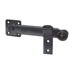 Store menuiserie - fl�au de persienne, avec support, aluminium, noir, longueur 160, pour volet battant ...