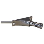 Store menuiserie - sortie de caisson, 6p7, diam�tre 12, 3 mm, longueur 320 mm, 90�, nickel, geiger, syst�me ...