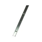 Strauss vonderweidt - crmaillre  entailler entraxe 25mm aluminium or 11x2000mm