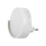 Veilleuse prise led 1w ronde avec capteur crpusculaire 220v - silamp