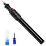 Stylo graveur ulisem, stylo graveur �lectrique portable, outils de sculpture � pointe diamant�e pour ...