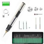Stylo de gravure électrique, lot de 42, graveur sans fil rechargeable usb, graveur rotatif portable bricolage ... Stylo de gravure électrique, lot de 42, graveur sans fil rechargeable usb, graveur rotatif portable bricolage ...
