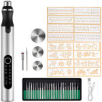 Stylo de gravure �lectrique, kit d'outils de gravure portable, mini stylo de gravure, usb rechargeable, ...