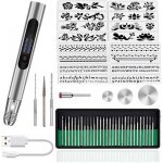 Stylo de gravure �lectrique, outil de gravure multifonctionnel, outil de gravure portable sans fil pour ...