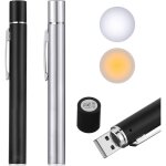 Stylo lampe medicale r�utilisables stylo infirmiere, lot de 2 diagnostic lampe stylo rechargeable usb ...