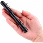 Fei yu - stylo led mini lampe de poche super petit clip de poche tanche aliment par une ple aaa (non ...