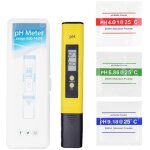 Stylo num�rique ph m�tre, ph testeur de qualit� de l'eau digital lcd portable ph m�tre num�rique plage ...