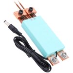 Stylo de soudage par points int�gr�, outil de soudage manuel � d�clenchement automatique, 18650 cyan, ...