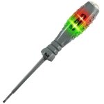 Stylo testeur de tension, voltm�tre d'�lectricien haute sensibilit�, d�tecteur puissance, lumi�re color�e, ...