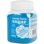 Sucre barbe  papa color bleu au got de cassis 400g