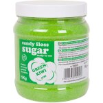 Sucre de barbe  papa color vert au got de kiwi 1kg