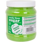 Sucre de barbe à papa coloré vert au goût de pomme 1kg Sucre de barbe à papa coloré vert au goût de pomme 1kg