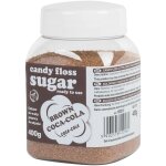 Sucre de barbe à papa roux coloré au goût coca - cola 400g Sucre de barbe à papa roux coloré au goût coca - cola 400g