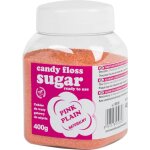 Sucre color� pour barbe � papa, rose, ar�me naturel barbe � papa, 400g