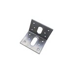 Sud bois ? �querre de fixation en acier galvanis� 50x50x57mm ep. 2 mm ? multi - trous 14 pour assemblage ...