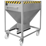 S�dlohn conteneur silo sr - d 375, laqu�, gris souris - bauer