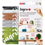 Colle modelable fixante sugru de tesa haute adh�sion pour tout usage, pack de 8 (8 x 3, 5 g) en noir, ...