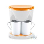 Suinga ? cafeti�re goutte � goutte orange 0, 6 litre ? 2 tasses en porcelaine ? puissance 450 w ? syst�me ...