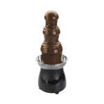 Suinga - fontaine  chocolat, tour fondatrice 18 cm, noir