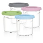 Suitable for three models of ice cream buckets nc299 nc300 nc301, four ice cream cans in a box Suitable for three models of ice cream buckets nc299 nc300 nc301, four ice cream cans in a box