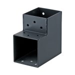 Suki - connecteur l angle 90� pour poteau bois , h. 9 x p. 9 cm