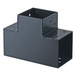 Suki - connecteur t angle 90� pour poteau bois, h. 9 x p. 9 cm