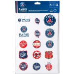 Planche a4 autocollants logos psg - paris saint germain