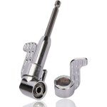 Sun flower visseuse coude 1 / 4' renvoi d'angle 105 tige hexagonale tournevis de vissage(argent)