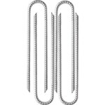 Sunxury - 4 x 30 cm - piquets d'armature en acier galvanis - piquets d'ancrage en u - piquets d'ancrage ...