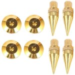 Sunxury - 4pcs m6 36mm or plaqu cuivre isolation spike base pad pour haut - parleur amplificateur