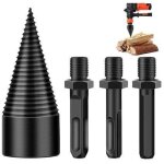 Sunxury - foret à fendre le bois de 32 mm, séparateur de perceuse, séparateur de bois à tige conique, ... Sunxury - foret à fendre le bois de 32 mm, séparateur de perceuse, séparateur de bois à tige conique, ...