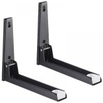 Support 2 pi�ces en acier inoxydable pour four � micro - ondes avec bras extensible, support mural pour ...