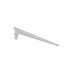 Element system - equerre support 500 mm par support 60 kg acier blanc avec 3 crochets systeme element ...
