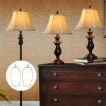 Support d'abat - jour, kit de harpe de lampe adapt� � la fois � la tige de lampe standard et � la base ...