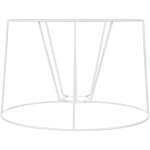 Support abat - jour m�tal vintage ovale e27 cage protection fil fer anticorrosion anneaux abat - jour ...