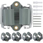 Support d'appareil 3 - h, porte - balai, porte - outils, porte - outils de jardin, acier � ressort - ...